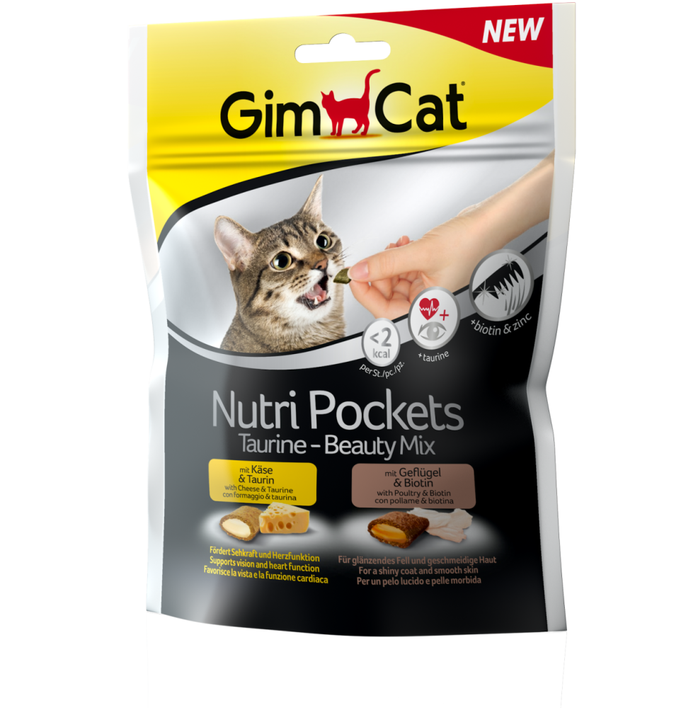 Gimcat Nutripockets Kedi Ödülü Taurin Ve Beauty 150 GR | SRC: Barcode: 4002064400686